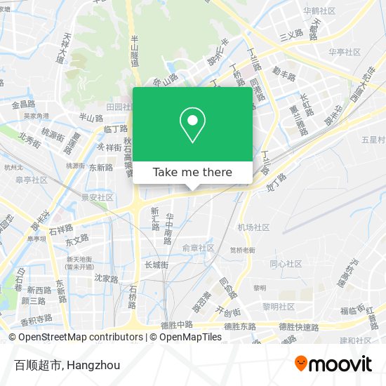 百顺超市 map