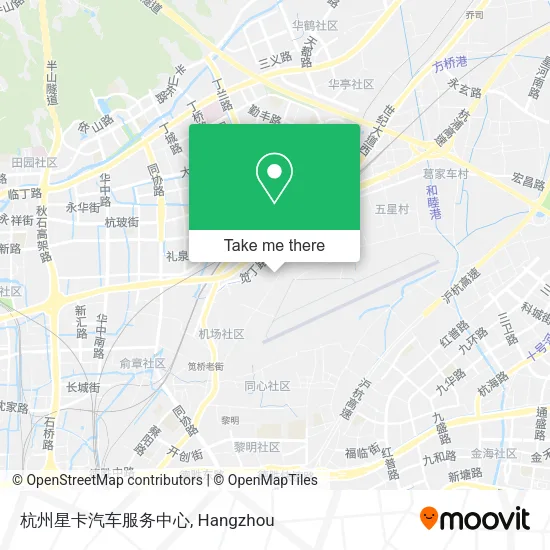 杭州星卡汽车服务中心 map