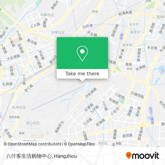 八仟客生活购物中心 map