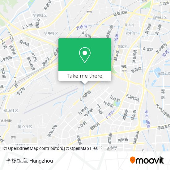 李杨饭店 map