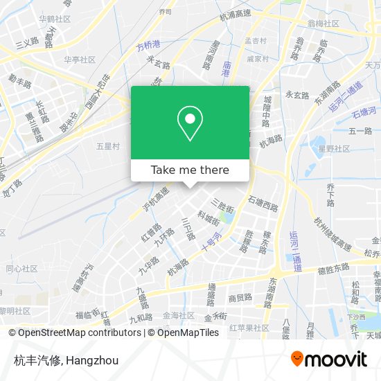 杭丰汽修 map