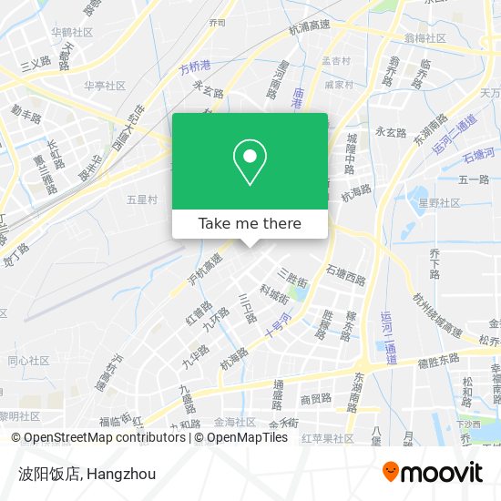 波阳饭店 map