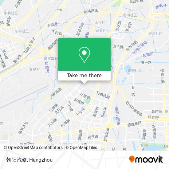 朝阳汽修 map