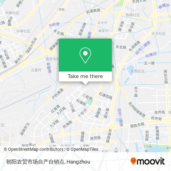 朝阳农贸市场自产自销点 map