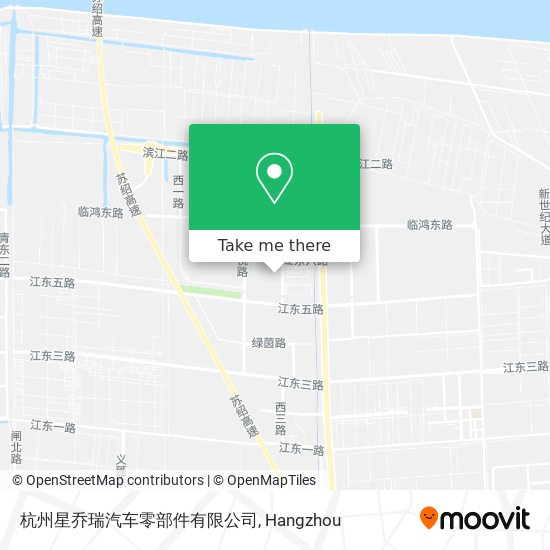 杭州星乔瑞汽车零部件有限公司 map