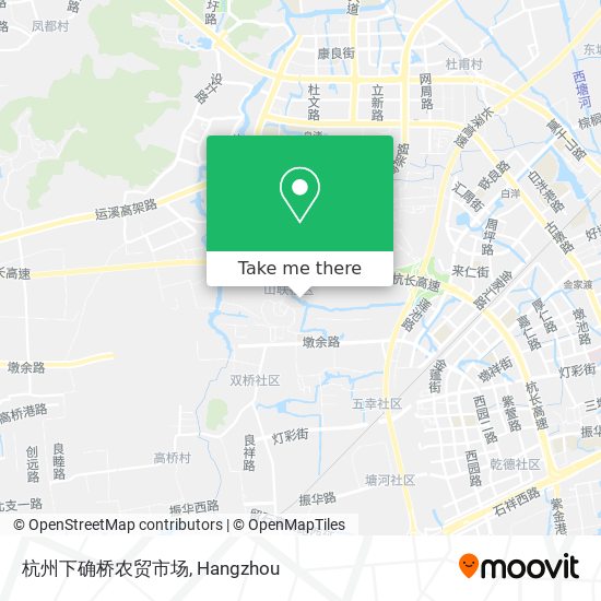 杭州下确桥农贸市场 map