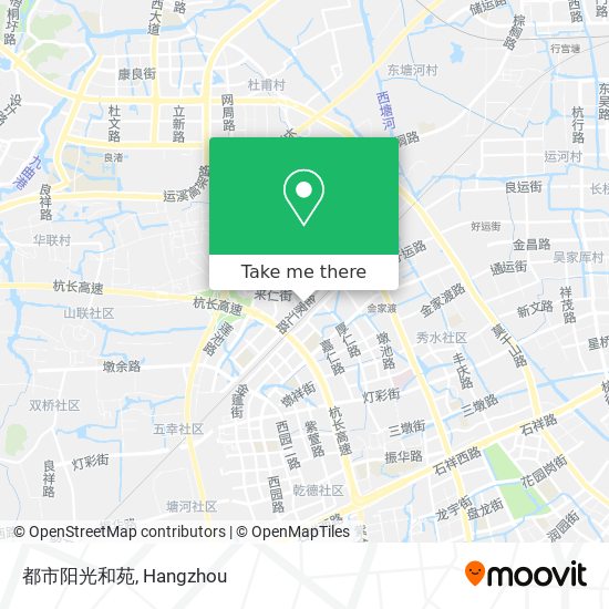 都市阳光和苑 map