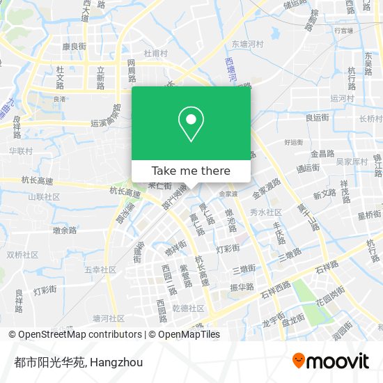 都市阳光华苑 map