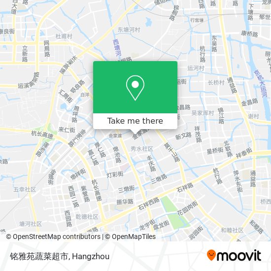 铭雅苑蔬菜超市 map