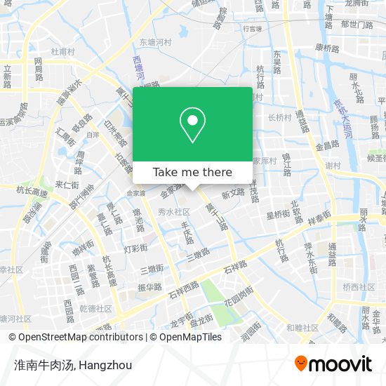 淮南牛肉汤 map
