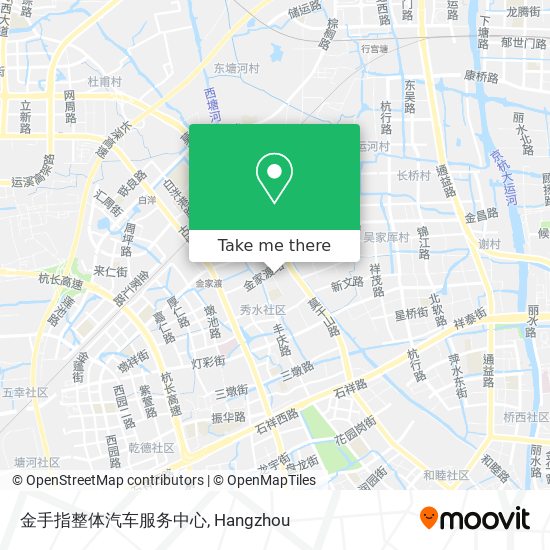 金手指整体汽车服务中心 map