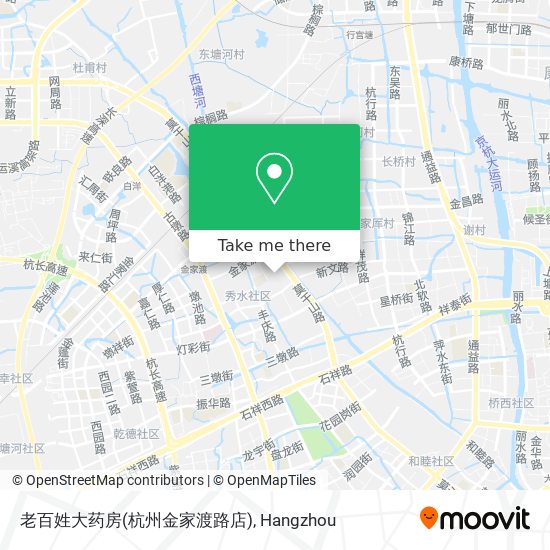 老百姓大药房(杭州金家渡路店) map
