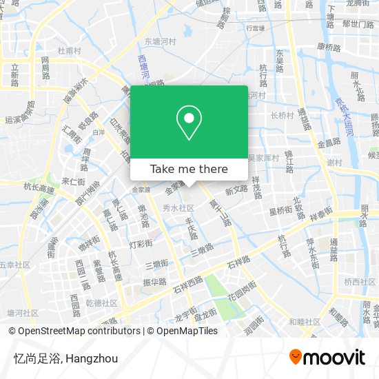 忆尚足浴 map