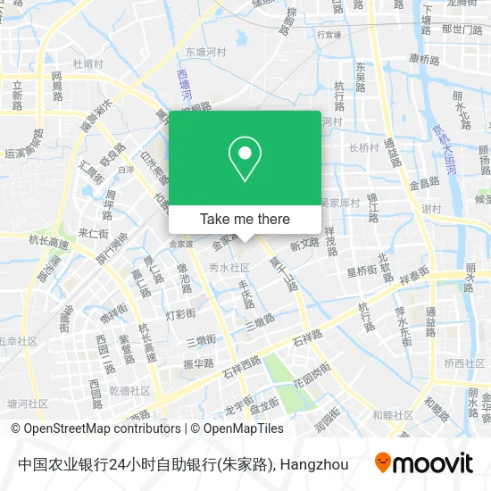 中国农业银行24小时自助银行(朱家路) map