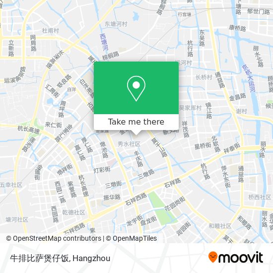 牛排比萨煲仔饭 map