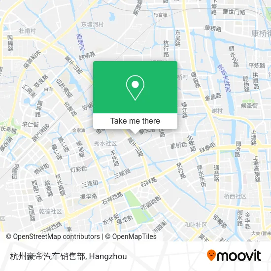 杭州豪帝汽车销售部 map