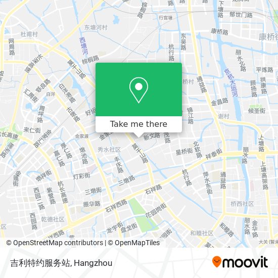 吉利特约服务站 map