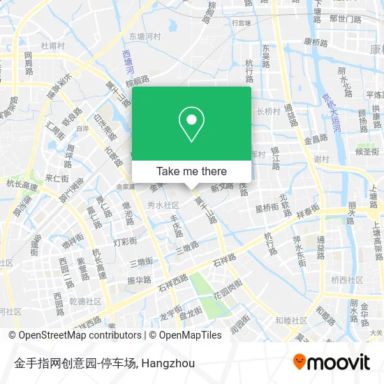 金手指网创意园-停车场 map