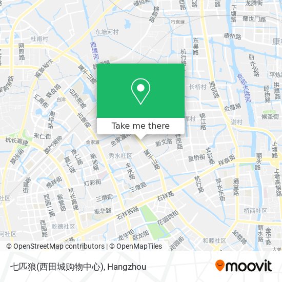 七匹狼(西田城购物中心) map