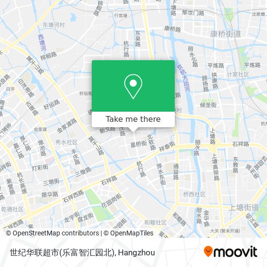 世纪华联超市(乐富智汇园北) map