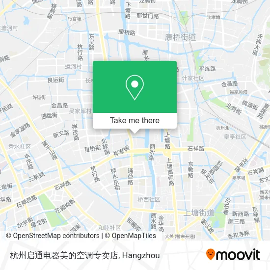 杭州启通电器美的空调专卖店 map