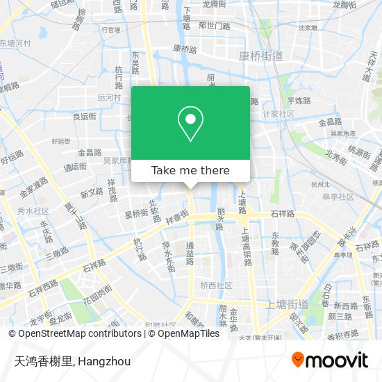 天鸿香榭里 map