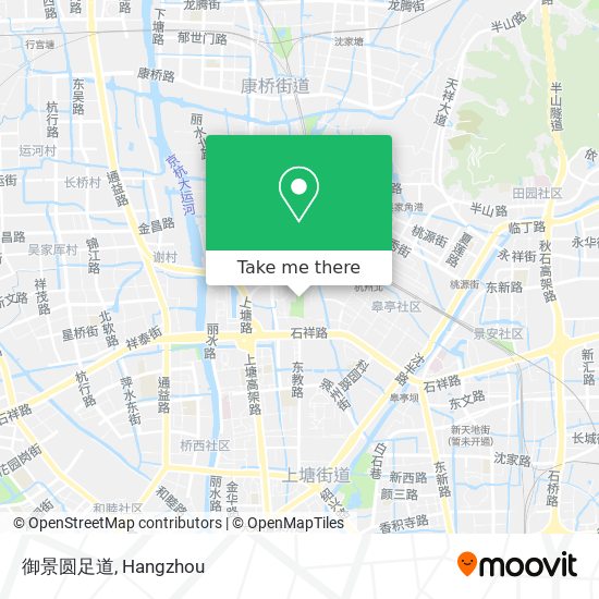 御景圆足道 map