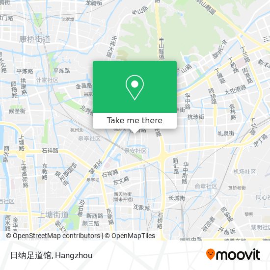 日纳足道馆 map