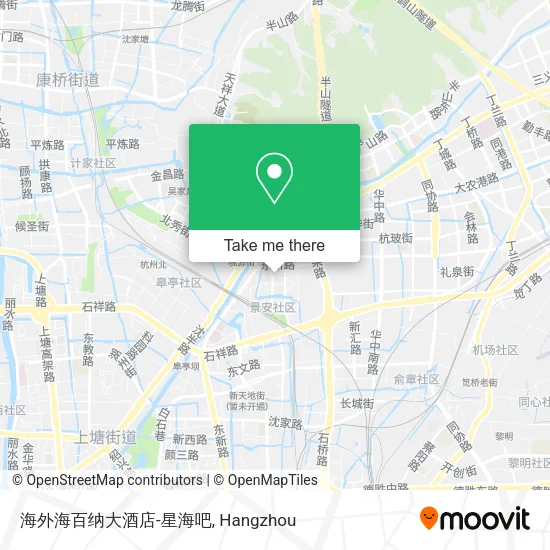 海外海百纳大酒店-星海吧 map
