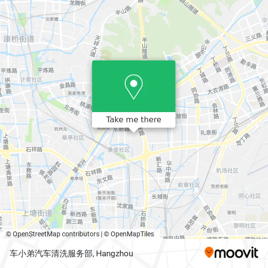 车小弟汽车清洗服务部 map