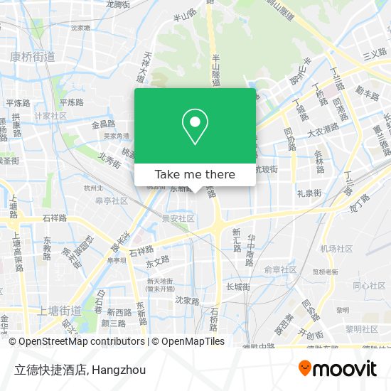 立德快捷酒店 map