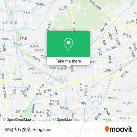 权健火疗按摩 map