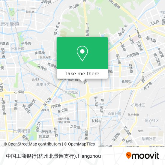 中国工商银行(杭州北景园支行) map