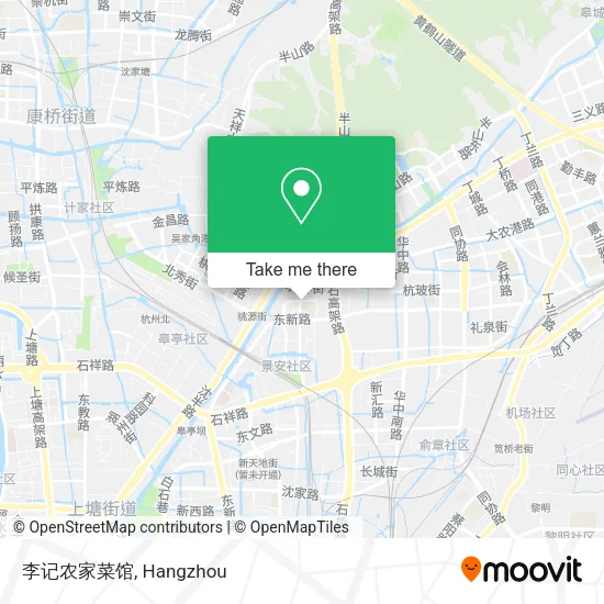 李记农家菜馆 map