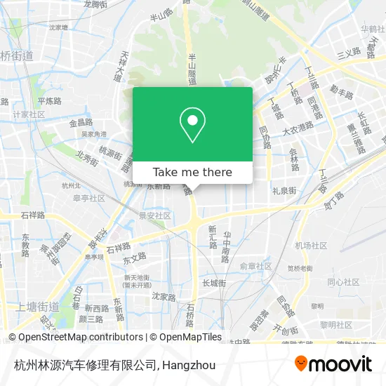 杭州林源汽车修理有限公司 map
