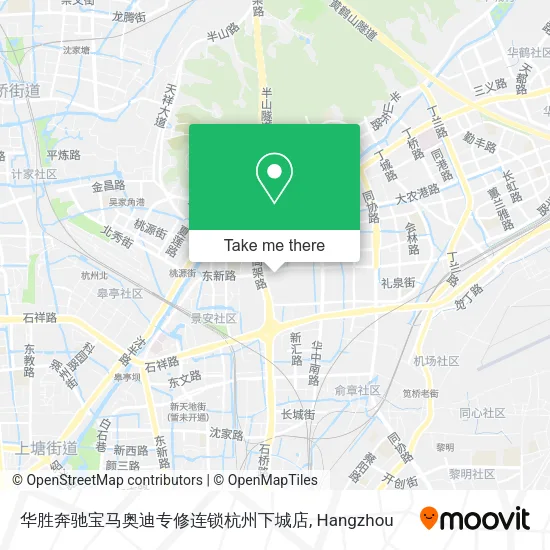 华胜奔驰宝马奥迪专修连锁杭州下城店 map