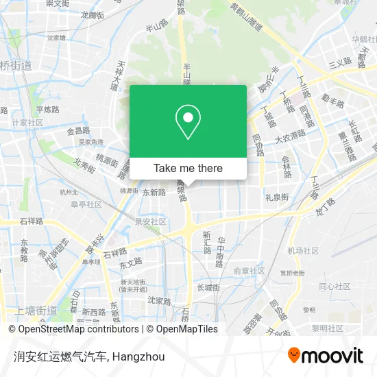 润安红运燃气汽车 map