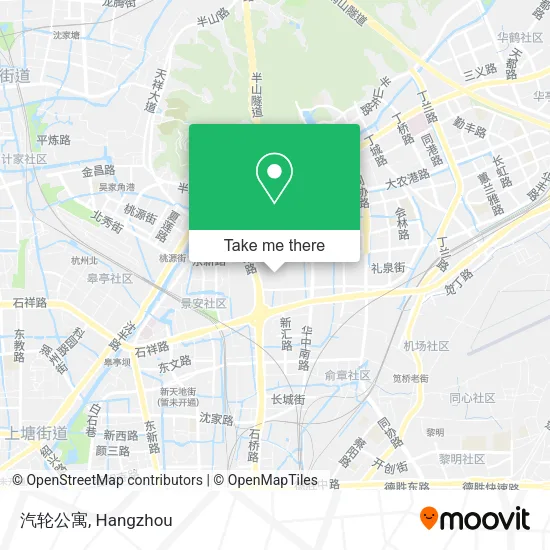 汽轮公寓 map