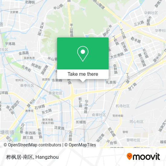 桦枫居-南区 map