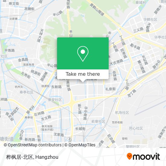 桦枫居-北区 map