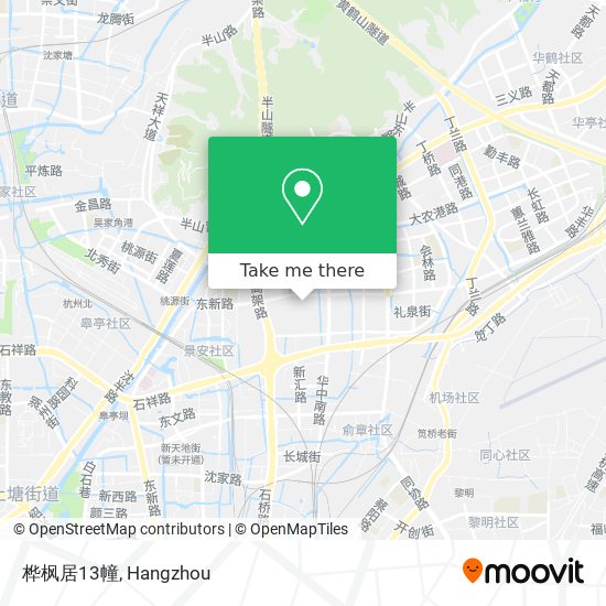 桦枫居13幢 map