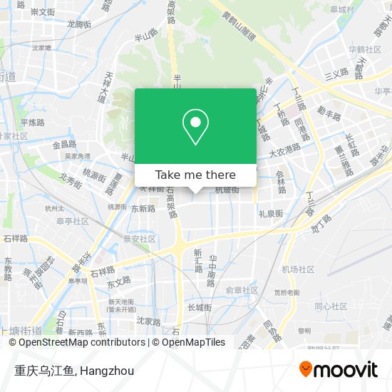 重庆乌江鱼 map