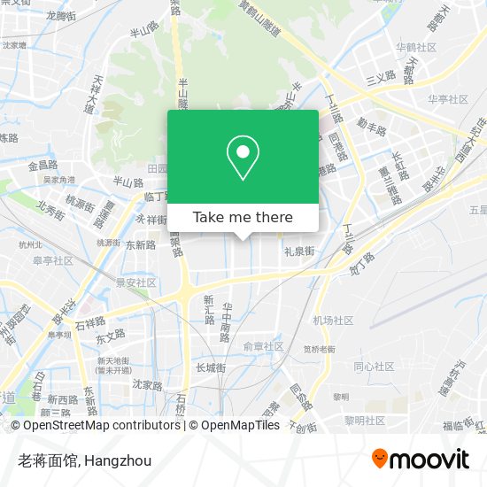 老蒋面馆 map