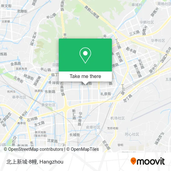 北上新城-8幢 map