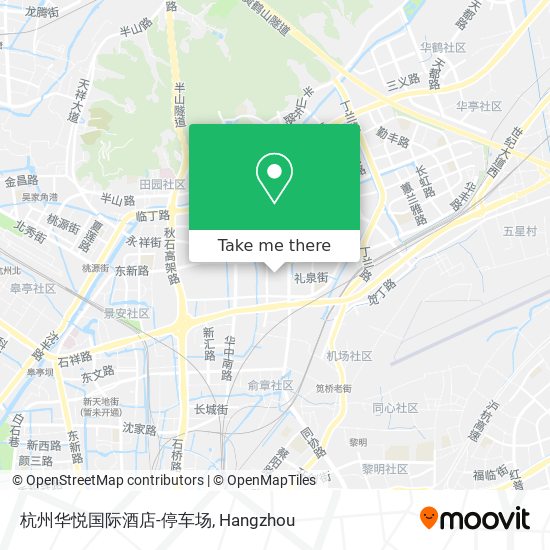 杭州华悦国际酒店-停车场 map