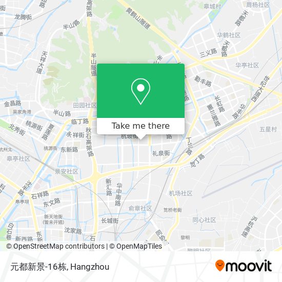 元都新景-16栋 map