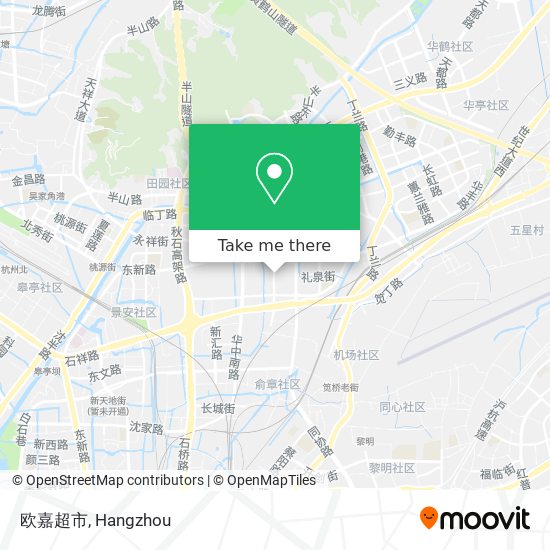 欧嘉超市 map