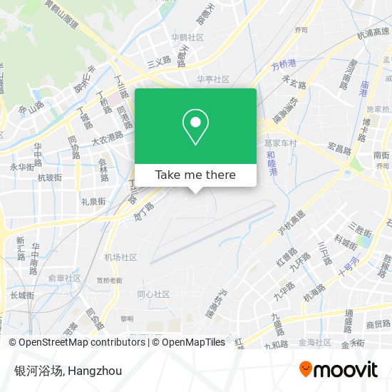 银河浴场 map