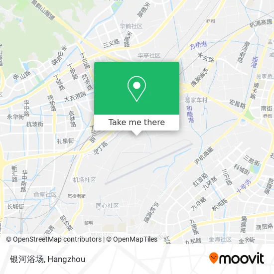 银河浴场 map