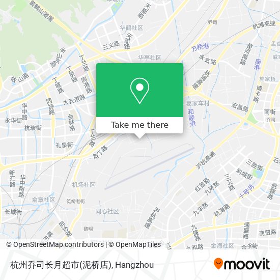 杭州乔司长月超市(泥桥店) map